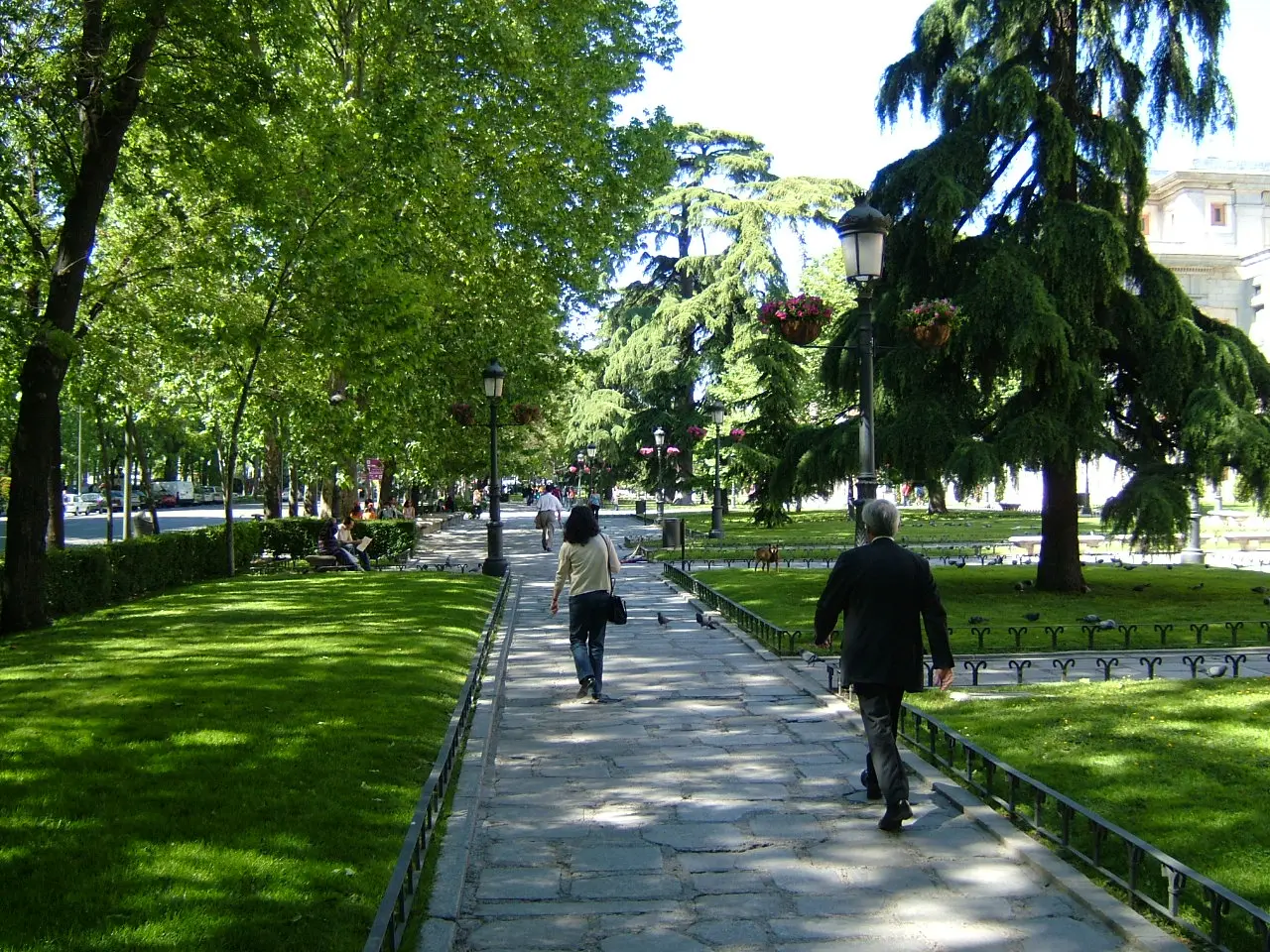 Le Paseo del Prado à Madrid