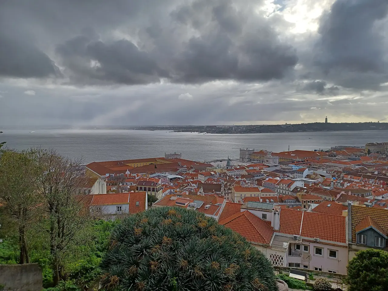 El Castillo de San Jorge sobre Lisboa