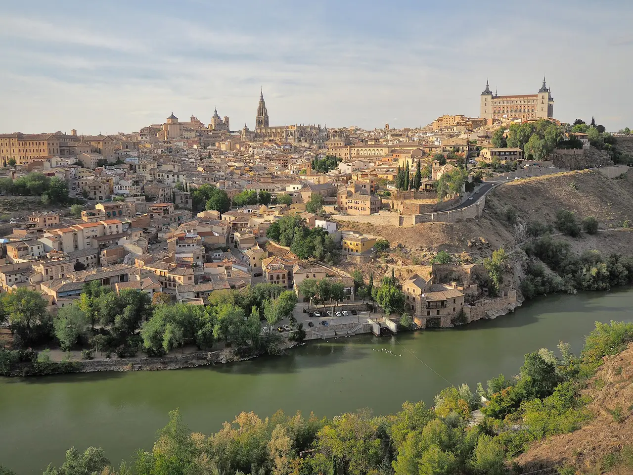 Vue de Tolède au-dessus du Tage